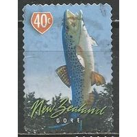 Новая Зеландия. Рыбы. Форель. 1998г. Mi#1721.