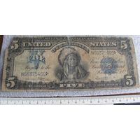 Пять долларов 1899 Индеец
