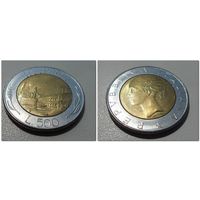 500 лир Италия 1982 г.в. KM# 111, 500 LIRE, из коллекции