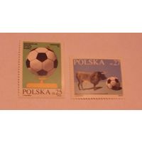 Марки Польши - Чемпионат мира по футболу 1982
