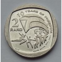 ЮАР 2 ранда 2004 г. 10 лет первым всеобщим выборам