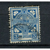 Ирландия - 1922/1923 - Крест 3Pg - [Mi.45A] - 1 марка. Гашеная.  (Лот 15EE)-T2P37