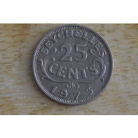 Сейшельские острова/Сейшелы/  25 центов 1973