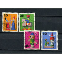ФРГ - 1971 - Деревянные игрушки - [Mi. 705-708] - полная серия - 4 марки. Гашеные.  (LOT N5)