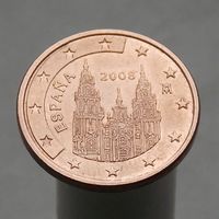 Испания 5 евроцентов 2008 (1-ый тип)