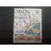 Мальта 1995 символика, фрукты