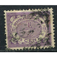 Нидерландская Индия - 1902 - Цифры 1/2С - [Mi.40] - 1 марка. Гашеная.  (Лот 74EV)-T25P1