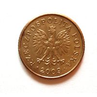 Польша. 1 грош 2009 г.