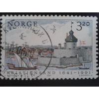 Норвегия 1991 350 лет городу, порт