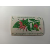 Сент-Кристофер Невис Ангилья 1971. Местная флора