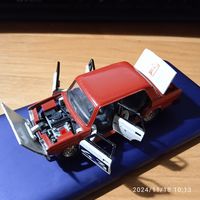 Ваз 2105,  ралли-спорт,1:43, СССР