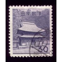 1 марка 1961 год Япония Пагода 759