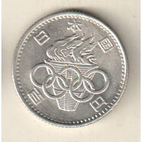 Япония 100 йена 1964 XVIII летние Олимпийские Игры, Токио 1964