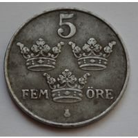 Швеция, 5 эре 1949 г. Железо.