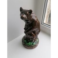 Статуэтка Медведица с медвежатами, Гипс