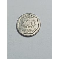Испания 200 песо 1986 года .