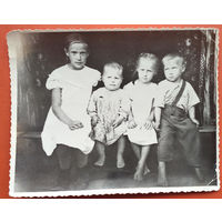 Фото детей 1940-х. 9,5х12 см