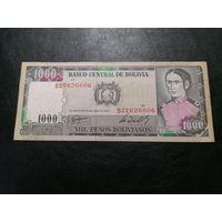 Боливия 1000 песо 1982