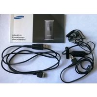 Наушники к телефону Samsung SGN-E210 и кабель USB