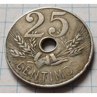 Испания 25 сентимо, 1927     ( 2-9-4 )