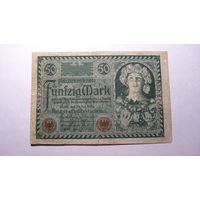 Германия Ro66 . 50  марок 1920 г.
