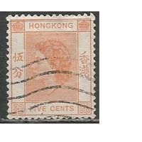 Гонконг. Королева Елизавета II. 1954г. Mi#178.