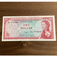 Восточные Карибы 1 доллар 1965 г. В1 префикс