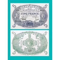 [КОПИЯ] Мартиника 5 франков 1934-45 г.г.
