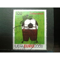Австрия 2008 Футбол, чемпионат Европы Михель-2,0 евро гаш