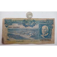 Werty71 Ангола 50 эскудо 1962 банкнота