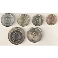 Турция набор 6 монет 2018