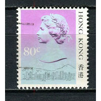 Британский Гонконг - 1987/1991 - Королева Елизавета II 80С - [Mi.512I] - 1 марка. Гашеная.  (LOT AH20)