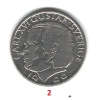 1 крона 1999. Швеция. 38А