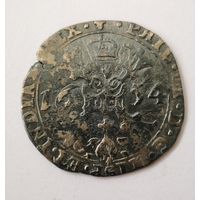 1/4 таллера 1654 г.(Патагона), Испанские Нидерланды..