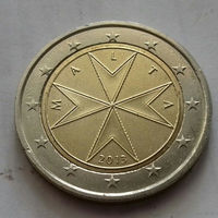 2 евро, Мальта 2013 г., AU