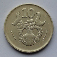Кипр 10 центов. 1983