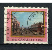 Италия - 1968 - Картина Каналетто - [Mi. 1281] - полная серия - 1 марка. Гашеная.  (Лот 237Ai)