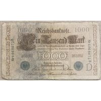 1000 марок 1910 год. Германия. С рубля без МЦ