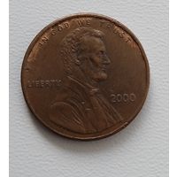 США 1 цент 2000