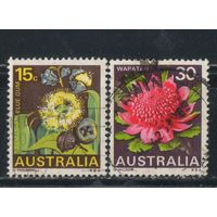 Австралия 1968 Цветы Стандарт #400,403