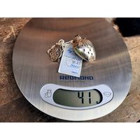 Заварник-ситечко серебро 925 проба 40.65 грамма