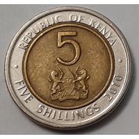 Кения 5 шиллингов, 2010 (4-10-48)