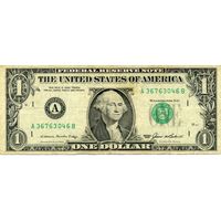 1 доллар 1985 А