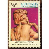 Гренада и Гренадины 1975. 500 лет Микеланджело. Марка из серии