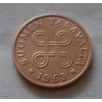 1 пенни, Финляндия 1963 г.