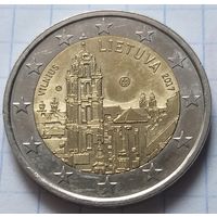 Литва 2 евро, 2017 Вильнюс       ( К-1-1 )