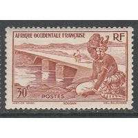 Французская западная Африка 30с 1947г