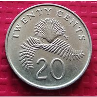 Сингапур 20 центов 1988 г. #40721
