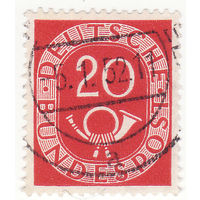 Цифры с почтовым рожком 1951 год