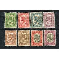 Финляндия - 1918 - Гербы - [Mi. 95-102] - полная серия - 8 марок. MLH, MH.  (Лот 181AJ)